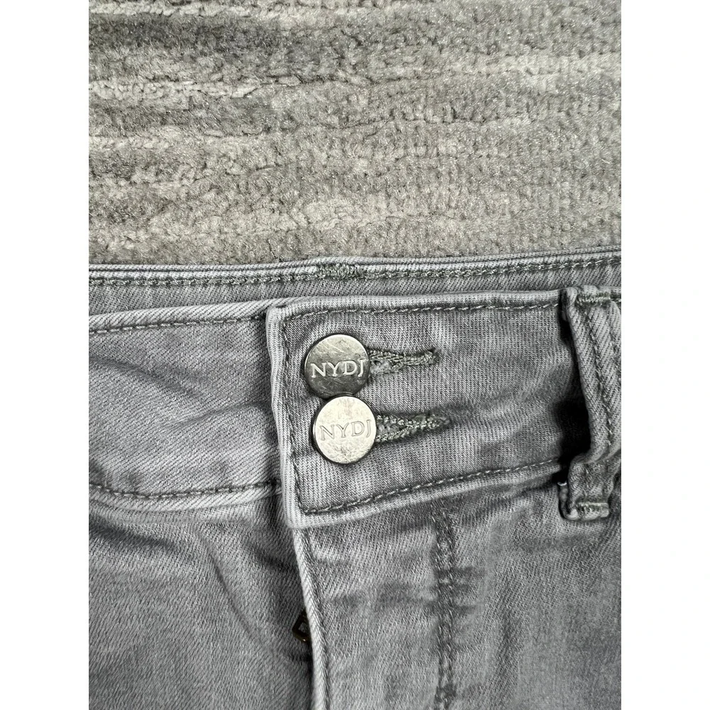 NYDJ Denim Shorts Womens 6 Grey‎ Lift Tuck Technology Cuffed Casual 5-Pocket